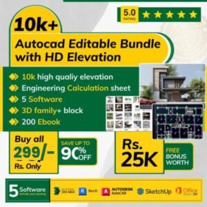 10,000+ AutoCAD Files, 1,000+ 3D Models, 5 Powerful Software Tools