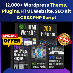 12,000+ Ultimate Web Development Mega Bundle