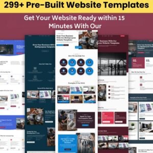 200+ Stunning Prebuilt Templates 🌟