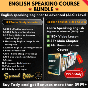 ENGLISH SPEAKING COURSE BUNDLE
