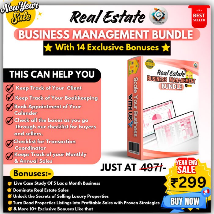 🌟 Real Estate Business Management Bundle 🌟 🌟 Real Estate Business Management Bundle 🌟