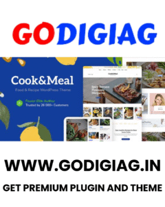 Cook&Meal Theme GPL v1.2.4 – Food Blog & Recipe WordPress Theme