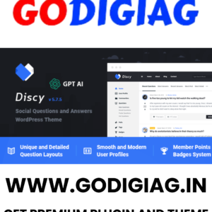 Discy - Social Questions and Answers WordPress Theme