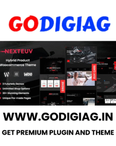 NextEuv Theme GPL v1.1.0 – EV Shop, Single Product Store WordPress