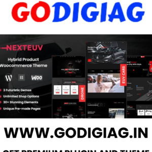 NextEuv Theme GPL v1.1.0 – EV Shop, Single Product Store WordPress