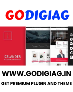 Icelander WordPress Theme Portfolio & WooCommerce Theme