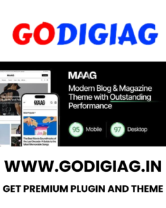 Maag WordPress Theme Modern Blog & Magazine Theme